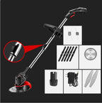 【Portable Lithium Battery Garden Lawn Mower】Make Your Yard's Lawn Look Better And Tidier.