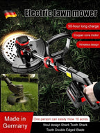 【Portable Lithium Battery Garden Lawn Mower】Make Your Yard's Lawn Look Better And Tidier.