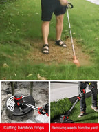 【Portable Lithium Battery Garden Lawn Mower】Make Your Yard's Lawn Look Better And Tidier.