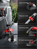 【Portable Lithium Battery Garden Lawn Mower】Make Your Yard's Lawn Look Better And Tidier.