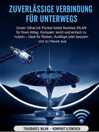 Portable Satellite WiFi - Subscription-Free High-Speed Travel Internet Device