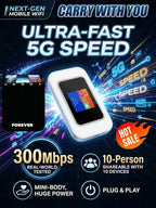 Portable Satellite WiFi Hotspot - Global High-Speed Wireless Internet Device with No Monthly Contract Fees