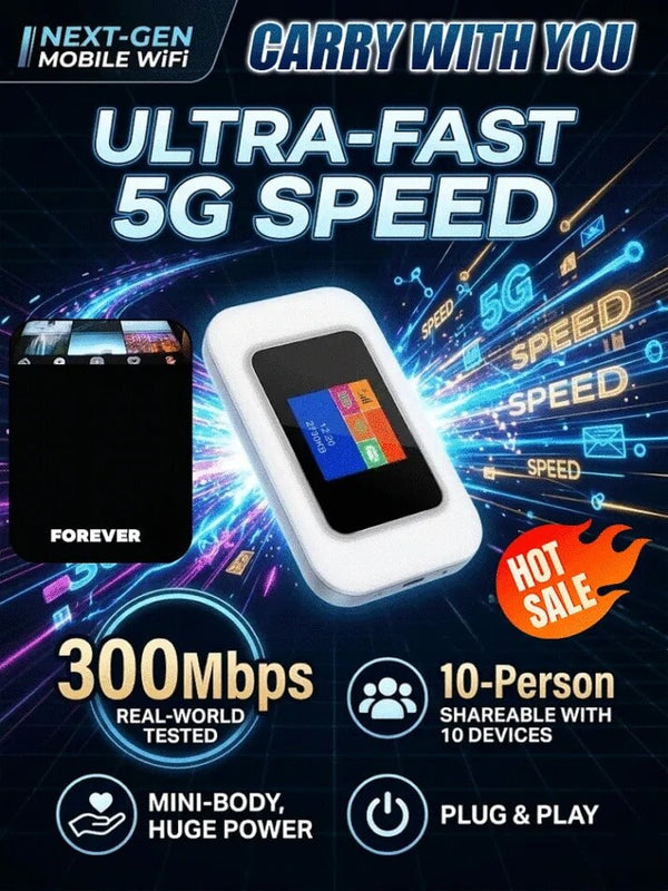 Portable Satellite WiFi Hotspot - Global High-Speed Wireless Internet Device with No Monthly Contract Fees