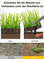 Portable Soil Loosening Tool - Handheld Weed Removal & Garden Cultivator Device