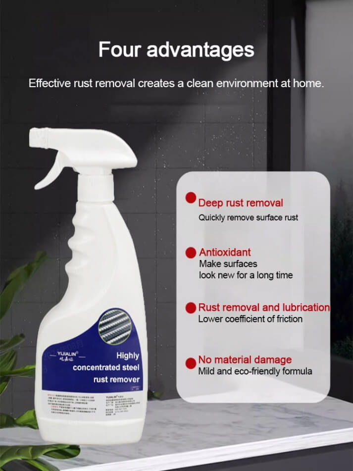 Powerful Steel Rust Remover - Quick Rust Cleaning & Metal Restoration Solution