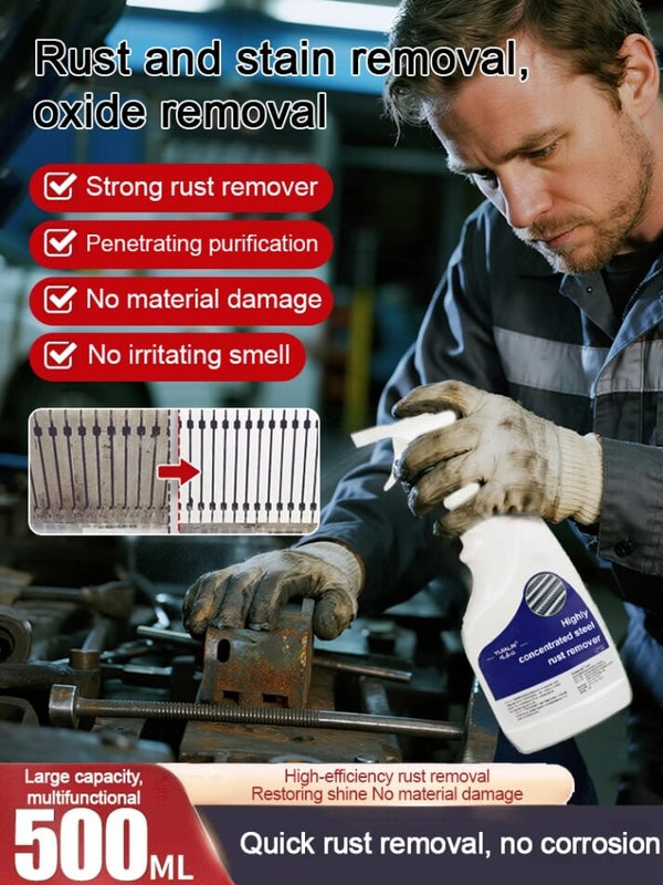 Powerful Steel Rust Remover - Quick Rust Cleaning & Metal Restoration Solution