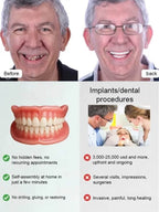 Premium Full Dentures - Comfortable Complete Tooth Replacement Set