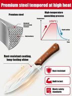 Professional Butcher Knives - Ultra-Smooth Rust-Proof Cutting Knives