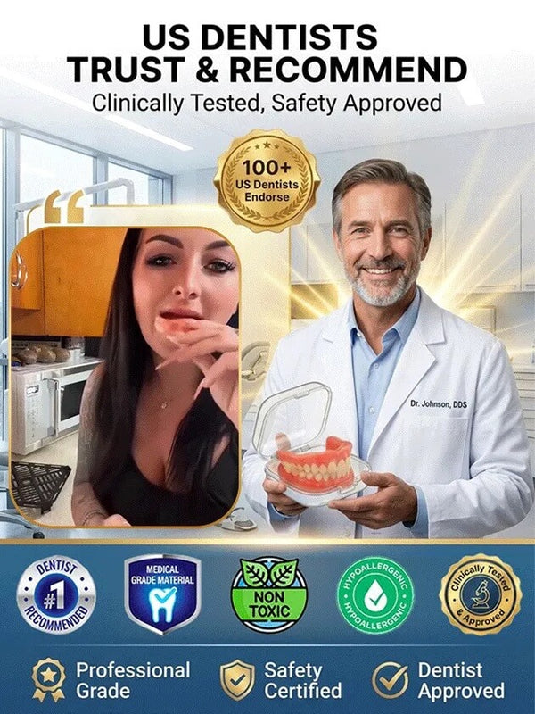 Professional Denture Kit - Restore a Natural Smile & Save on Clinic Costs