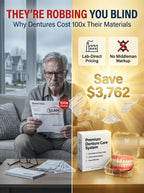 Professional Denture Kit - Restore a Natural Smile & Save on Clinic Costs