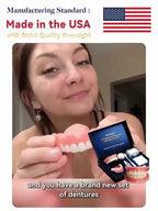 Professional Denture Set - Medical-Grade Full Tooth Replacement Solution