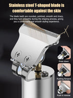 Professional Electric Hairdressing Kit - Rechargeable All-in-One Haircut & Shaving Set