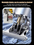 Professional Electric Hairdressing Kit - Rechargeable All-in-One Haircut & Shaving Set