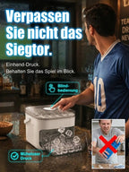 Professional Ice Cube Machine - Fast 2-Minute Ice Maker for Parties & Football Nights