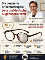 Progressive Reading Glasses – Self-Tinting Titanium