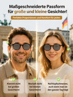 Progressive Reading Glasses – Self-Tinting Titanium