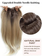 Realistic Hair Wig - Instant Gray Coverage & Volume Boost Hairpiece