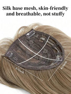 Realistic Hair Wig - Instant Gray Coverage & Volume Boost Hairpiece