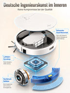 Robot Vacuum Cleaner – Ultra-Flat Auto-Charging Design