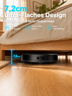 Robot Vacuum Cleaner – Ultra-Flat Auto-Charging Design