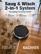 Robot Vacuum Cleaner – Ultra-Flat Auto-Charging Design