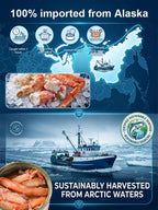 Russian King Crab Leg Meat - Ready-to-Eat Wild-Caught High-Protein Seafood Snack