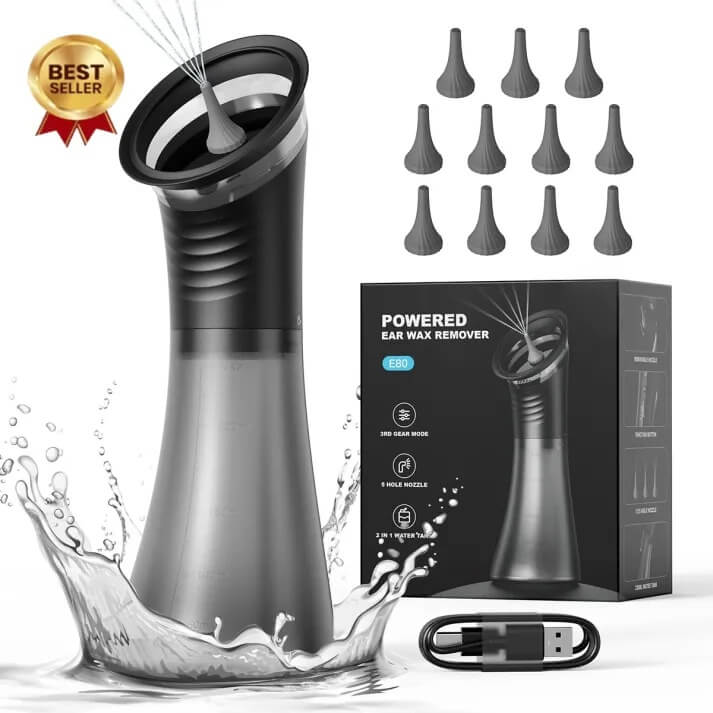Safe Ear Wax Cleaner - Gentle Ear Cleaning Tool for Quick Wax Removal