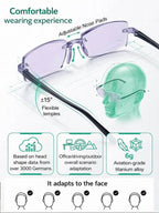 Smart Auto-Focus Adaptive Glasses - Automatic Vision Adjustment Ready to Wear Eyewear