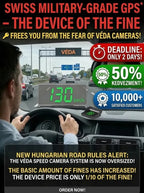 Smart Car HUD Display - Night Vision, GPS Speed Detection & Lane-Level Navigation