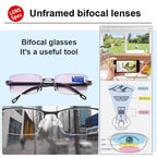 Smart Futuristic Technology Radiation Resistant Reading Glasses】100-700 Degree Automatic Adjustment！