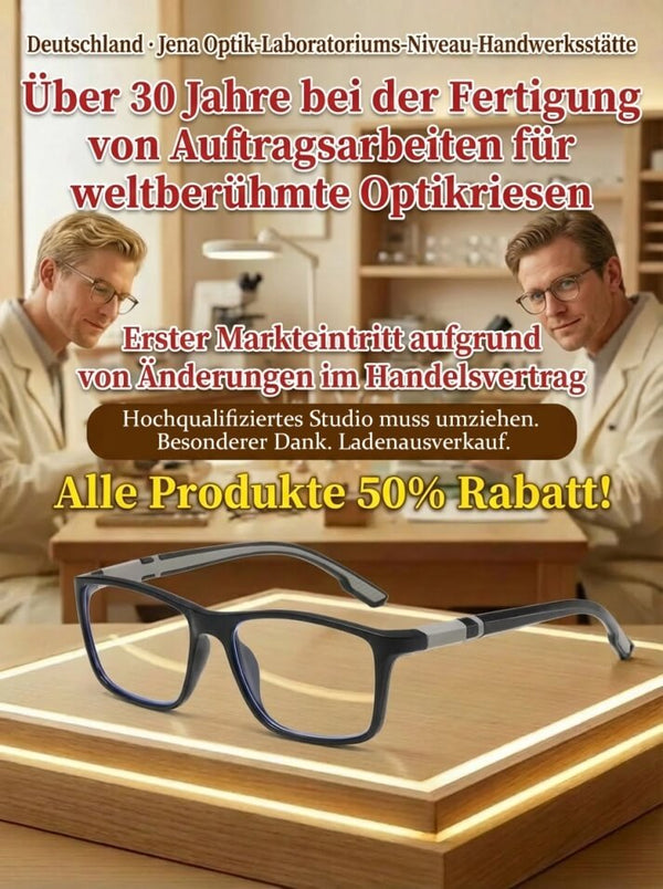 Smart HD Reading Glasses - Dual Light Blue Light Protection Eye Care Eyewear