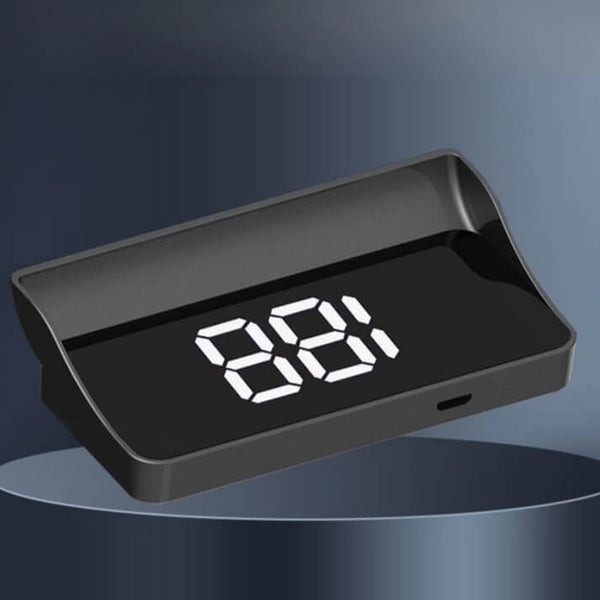 Smart HUD GPS Display - Plug-and-Play Driving Assistant with Lifetime Speed Camera Updates