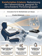 Smart HUD GPS Display - Plug-and-Play Driving Assistant with Lifetime Speed Camera Updates