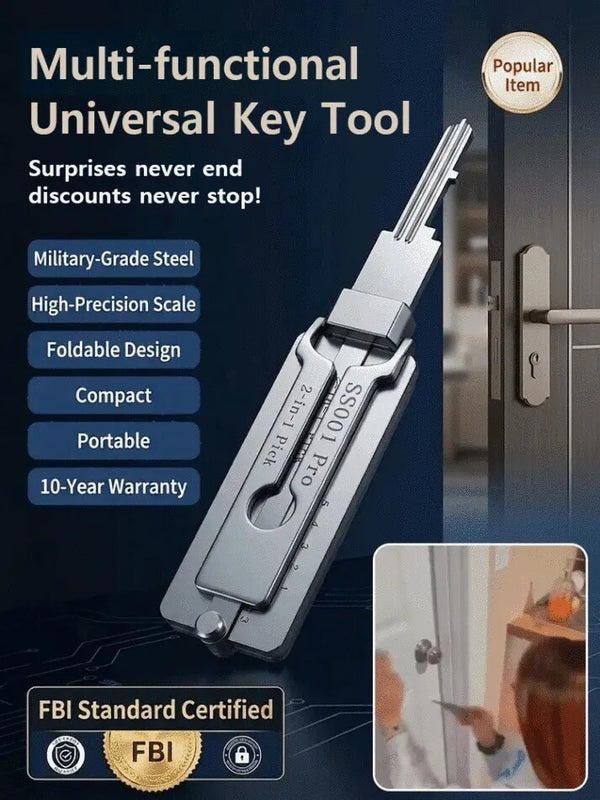 Smart Key Management Tool - Multi-Purpose Accessory for Everyday Convenience