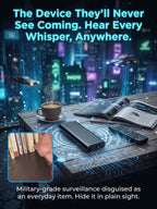 Smart Mini Voice Recorder - HD Noise Reduction & Voice-Activated Recording Device