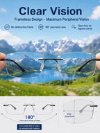 Smart Progressive Glasses - Clear Vision at Every Distance & Light Condition