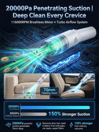 Smart Sensor Wireless Vacuum Cleaner - Super Suction Handheld Portable Cleaner