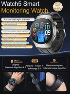 Smart Touchscreen Watch - 24-Hour Health Monitoring with 10-Day Battery Life