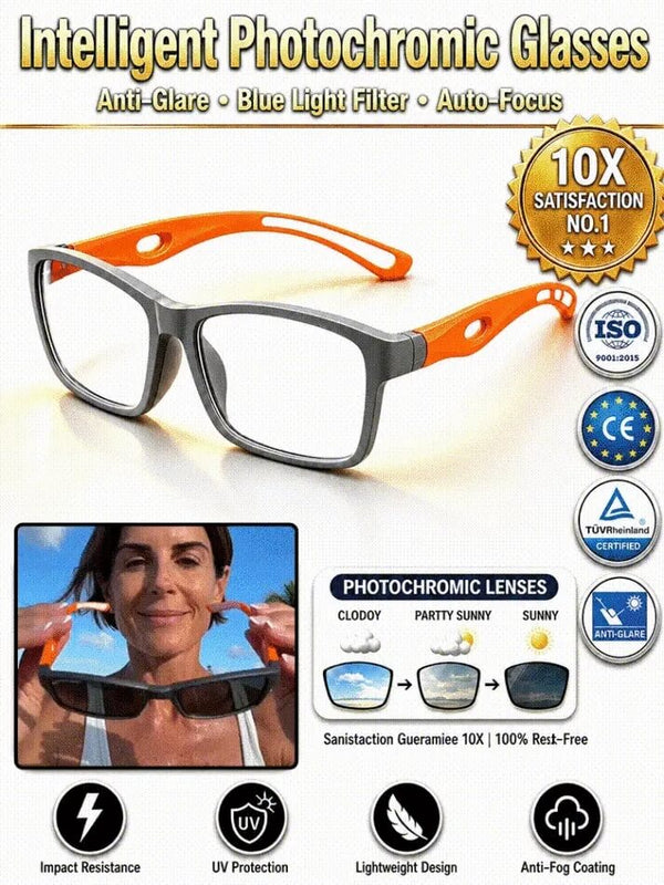 Smart Vision Glasses - Seamless Near & Far Focus with Instant Sun Protection