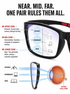 Smart Vision Glasses - Seamless Near & Far Focus with Instant Sun Protection