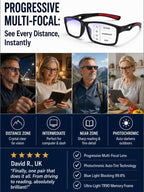 Smart Vision Glasses - Seamless Near & Far Focus with Instant Sun Protection