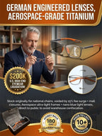 Smart Zoom Photochromic Glasses - Auto-Tint Near & Far Vision Eyewear with Light-Adaptive Lenses
