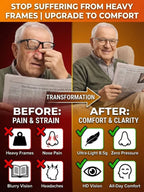 Smart Zoom Photochromic Glasses - Auto-Tint Near & Far Vision Eyewear with Light-Adaptive Lenses