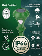 Solar-Powered Animal Repellent - Waterproof Ultrasonic Outdoor Protection