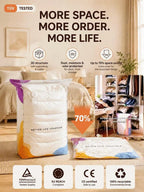 Space-Saving Storage Organizer - Shrinks Size by 70% for Maximum Space