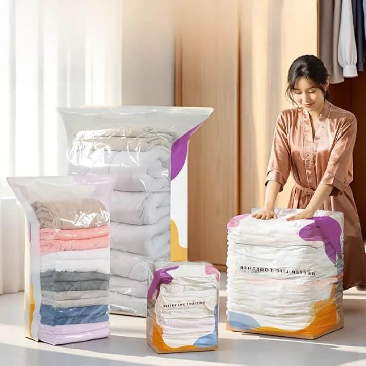 Space-Saving Storage Organizer - Shrinks Size by 70% for Maximum Space