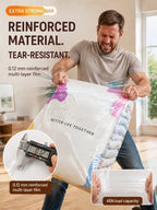 Space-Saving Storage Organizer - Shrinks Size by 70% for Maximum Space