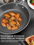 Stainless Steel Honeycomb Pan - Non-Stick Uncoated Cooking Frying Pan