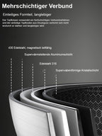 Stainless Steel Honeycomb Pan - Non-Stick Uncoated Cooking Frying Pan