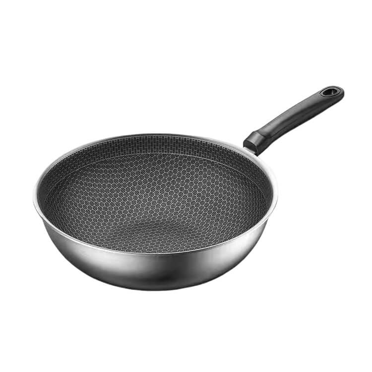Stainless Steel Non-Stick Pan - Durable Multi-Purpose Cooking Frying Pan